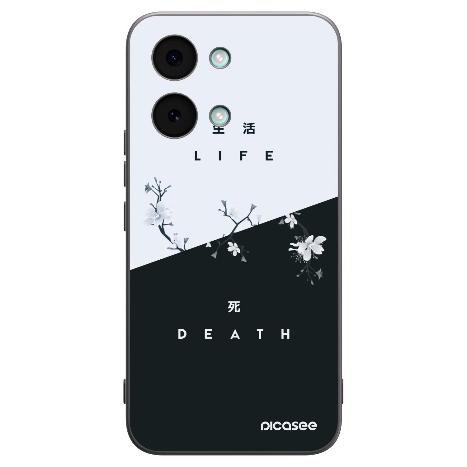 Picasee silikonowe czarne etui na Xiaomi Poco X8 Pro Max - Life - Death