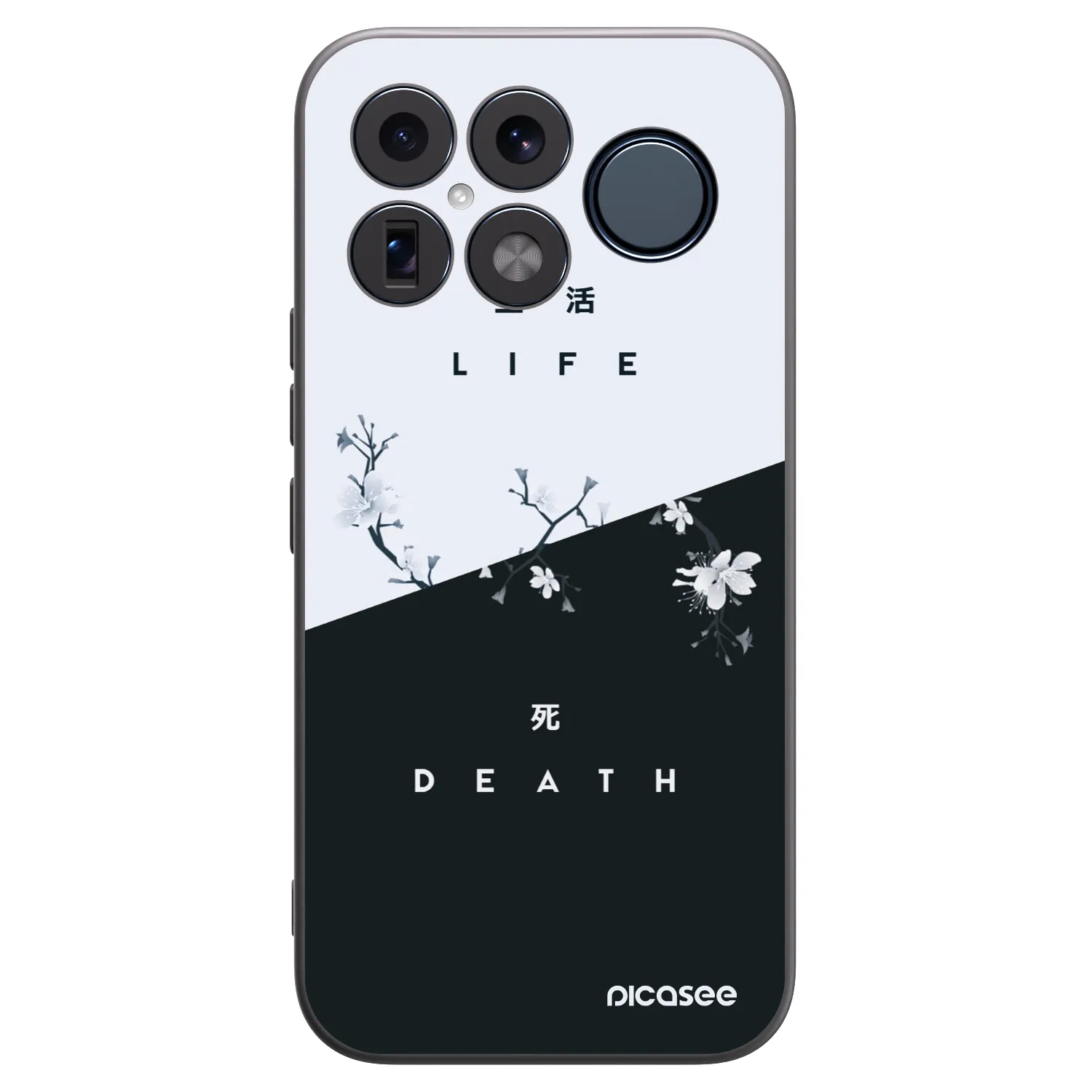 Picasee silikonowe czarne etui na Xiaomi Poco F8 Ultra - Life - Death