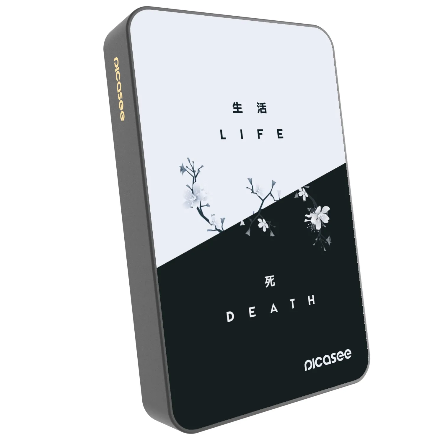 Picasee Powerbank z MagSafe 10 000 mAh Szary - Life - Death