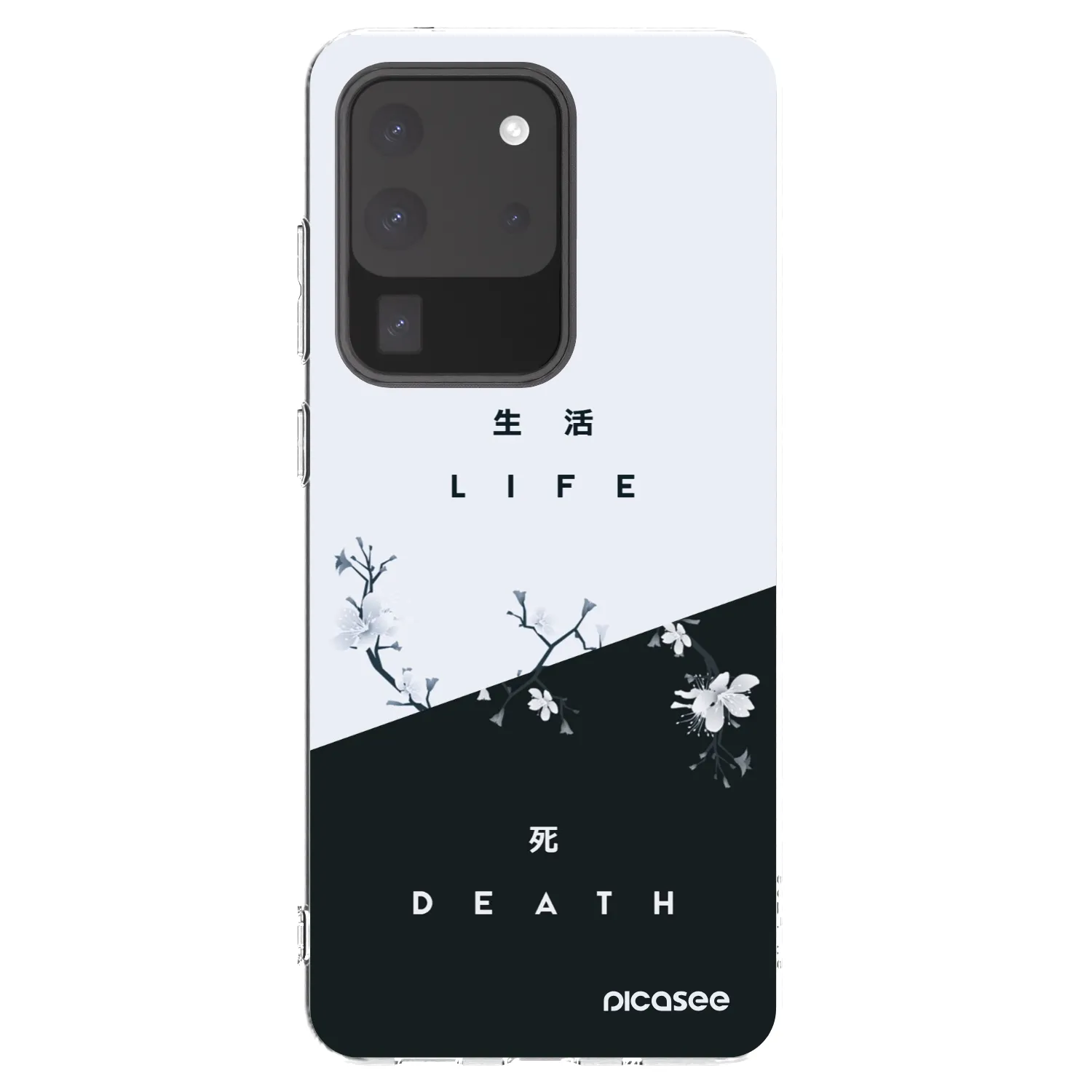 Picasee silikonowe przeźroczyste etui na Samsung Galaxy S20 Ultra 5G G988F - Life - Death