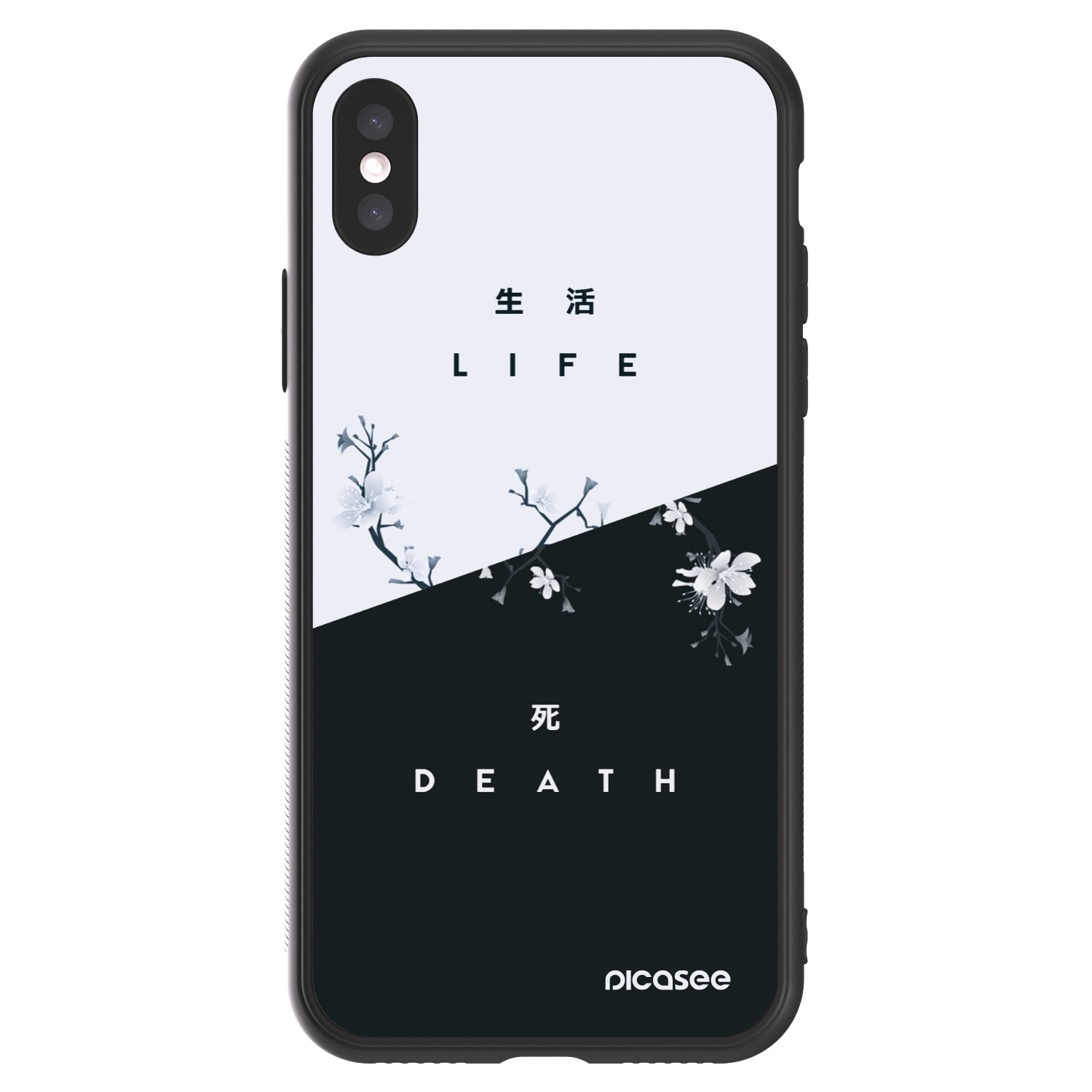 Picasee ULTIMATE CASE na Apple iPhone X/XS - Life - Death
