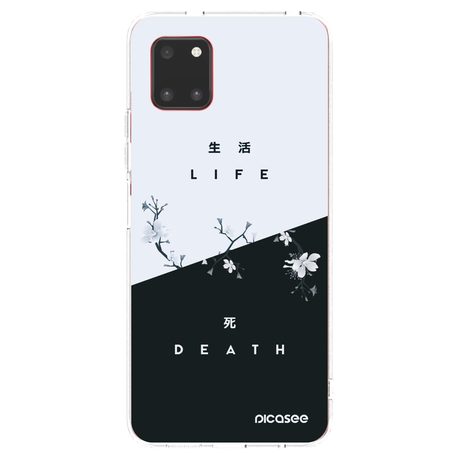 Picasee silikonowe przeźroczyste etui na Samsung Galaxy Note 10 Lite N770F - Life - Death