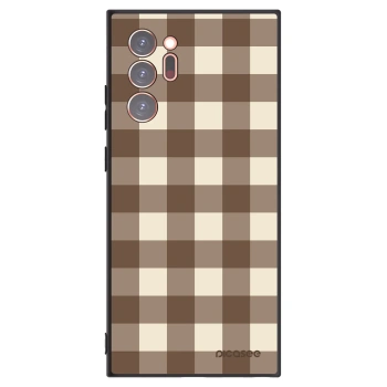 Etui na Samsung Galaxy Note 20 Ultra - Brown grid