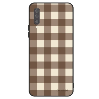 Etui na Samsung Galaxy A50 A505F - Brown grid