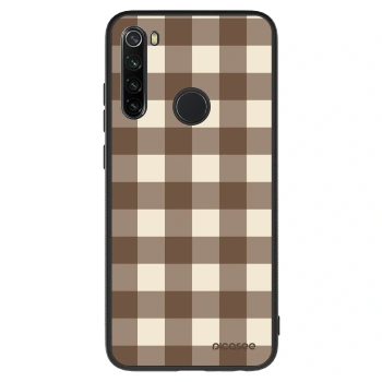 Etui na Xiaomi Redmi Note 8 - Brown grid