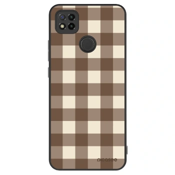 Etui na Xiaomi Redmi 9C - Brown grid