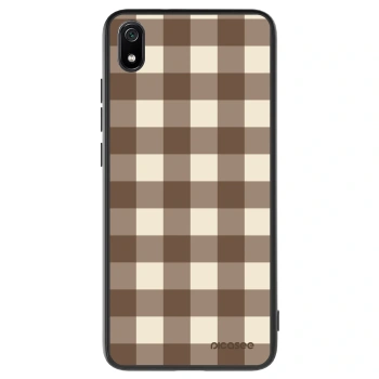 Etui na Xiaomi Redmi 7A - Brown grid