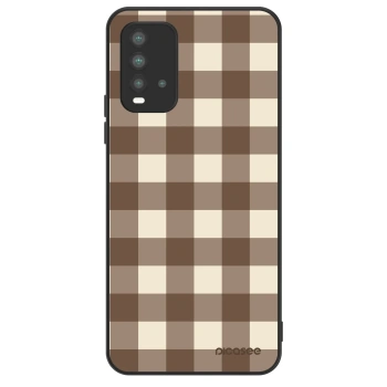 Etui na Xiaomi Redmi 9T - Brown grid