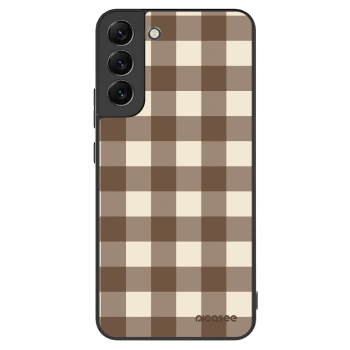 Etui na Samsung Galaxy S22+ 5G - Brown grid