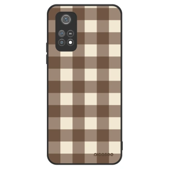 Etui na Xiaomi Poco M4 Pro - Brown grid
