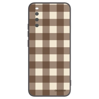Etui na Sony Xperia 10 III - Brown grid