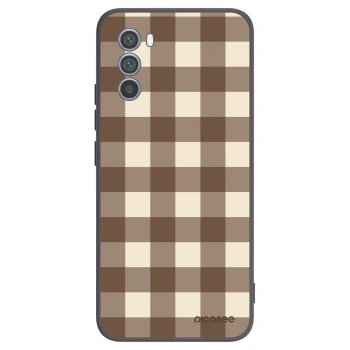 Etui na Motorola Moto G62 - Brown grid