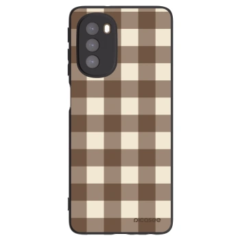 Etui na Motorola Moto G51 - Brown grid