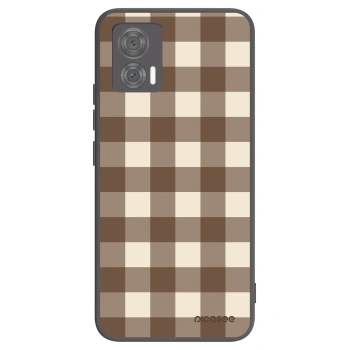 Etui na Motorola Edge 30 Neo - Brown grid