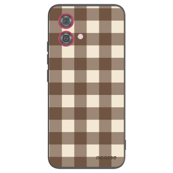 Etui na Motorola Moto G84 5G - Brown grid