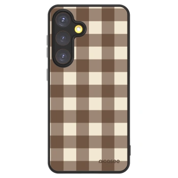 Picasee ULTIMATE CASE na Samsung Galaxy S24 S921B 5G - Brown grid