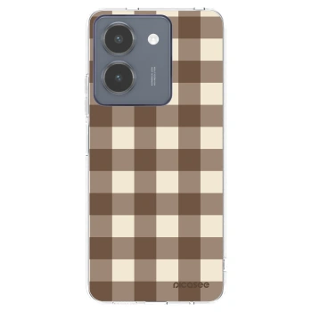 Etui na Vivo Y36 4G - Brown grid