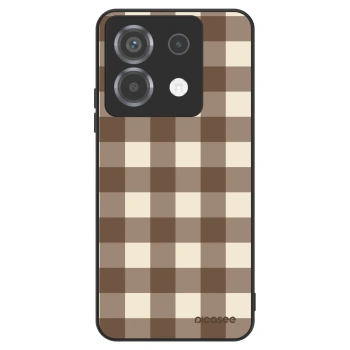 Etui na Xiaomi Poco X6 - Brown grid