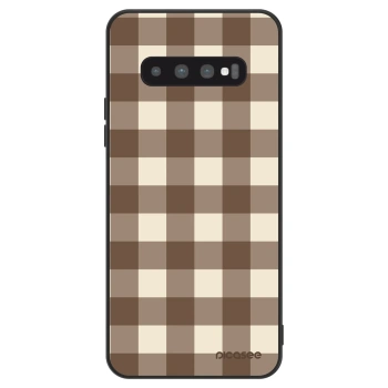 Etui na Samsung Galaxy S10 Plus G975 - Brown grid