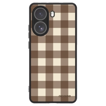 Etui na Xiaomi Poco X7 Pro 5G - Brown grid