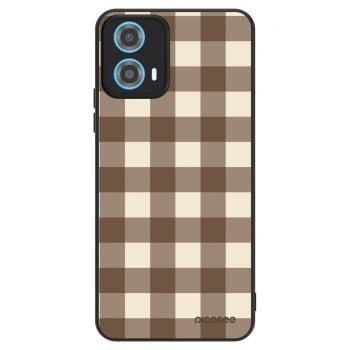 Etui na Motorola Moto G34 5G - Brown grid