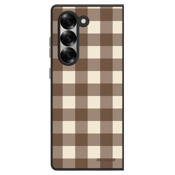 Etui na Samsung Galaxy Z Fold6 5G - Brown grid