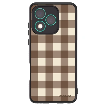 Etui na Honor 400 Lite 5G - Brown grid