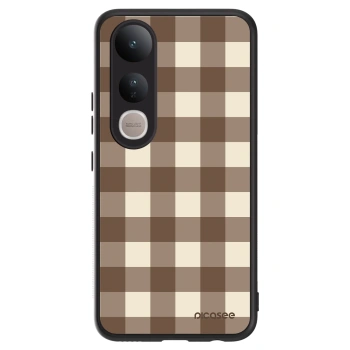 Etui na Vivo V50 Lite 5G - Brown grid