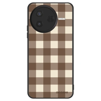 Etui na Xiaomi Poco F7 Pro 5G - Brown grid