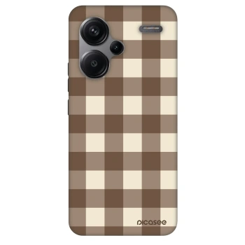 Etui na Xiaomi Redmi Note 13 Pro+ 5G - Brown grid