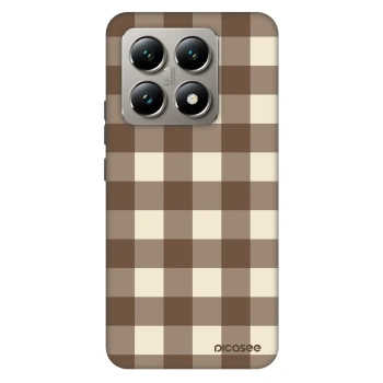Etui na Xiaomi 14T - Brown grid