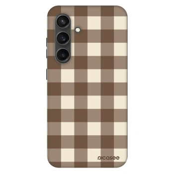 Etui na Samsung Galaxy S24 S921B 5G - Brown grid