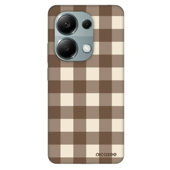 Etui na Xiaomi Redmi Note 13 Pro 4G - Brown grid