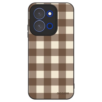 Etui na Xiaomi Redmi 15C 4G - Brown grid