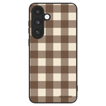 Picasee ULTIMATE CASE PowerShare pro Samsung Galaxy S25 FE 5G - Brown grid