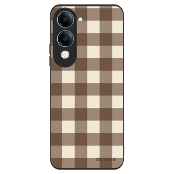 Etui na Vivo Y29s 5G - Brown grid