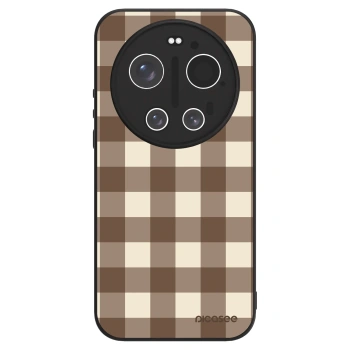 Etui na Xiaomi 17 Ultra - Brown grid