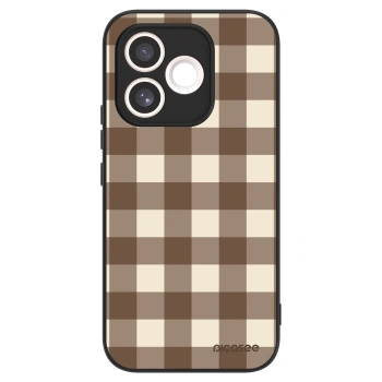 Etui na Honor 600 Lite - Brown grid