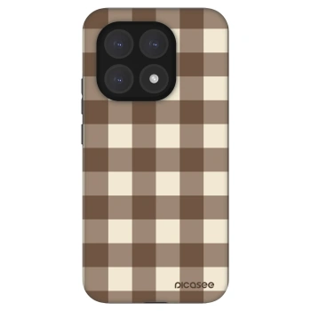 Etui na Xiaomi 15T - Brown grid
