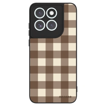 Etui na Motorola Edge 70 Fusion - Brown grid