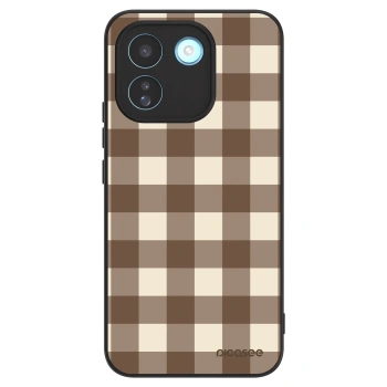 Etui na Xiaomi Redmi Note 17 Pro MAX 5G - Brown grid