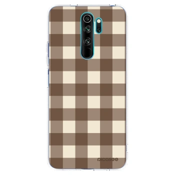 Etui na Xiaomi Redmi Note 8 Pro - Brown grid