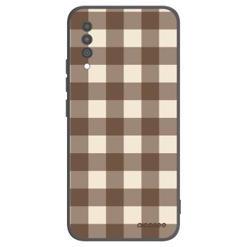 Etui na Samsung Galaxy A30s A307F - Brown grid