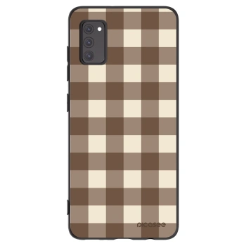 Etui na Samsung Galaxy A41 A415F - Brown grid