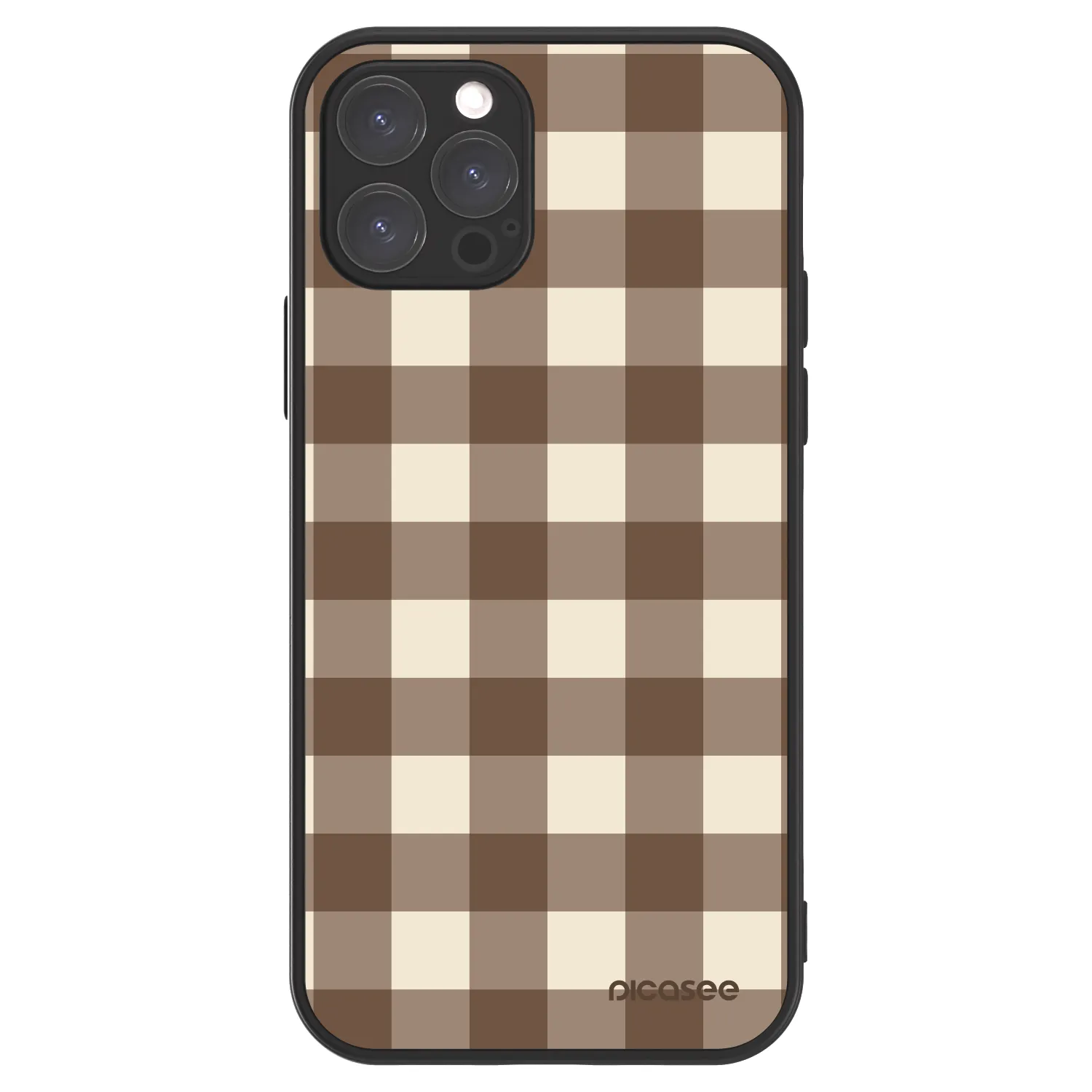 Picasee ULTIMATE CASE na Apple iPhone 12 Pro - Brown grid