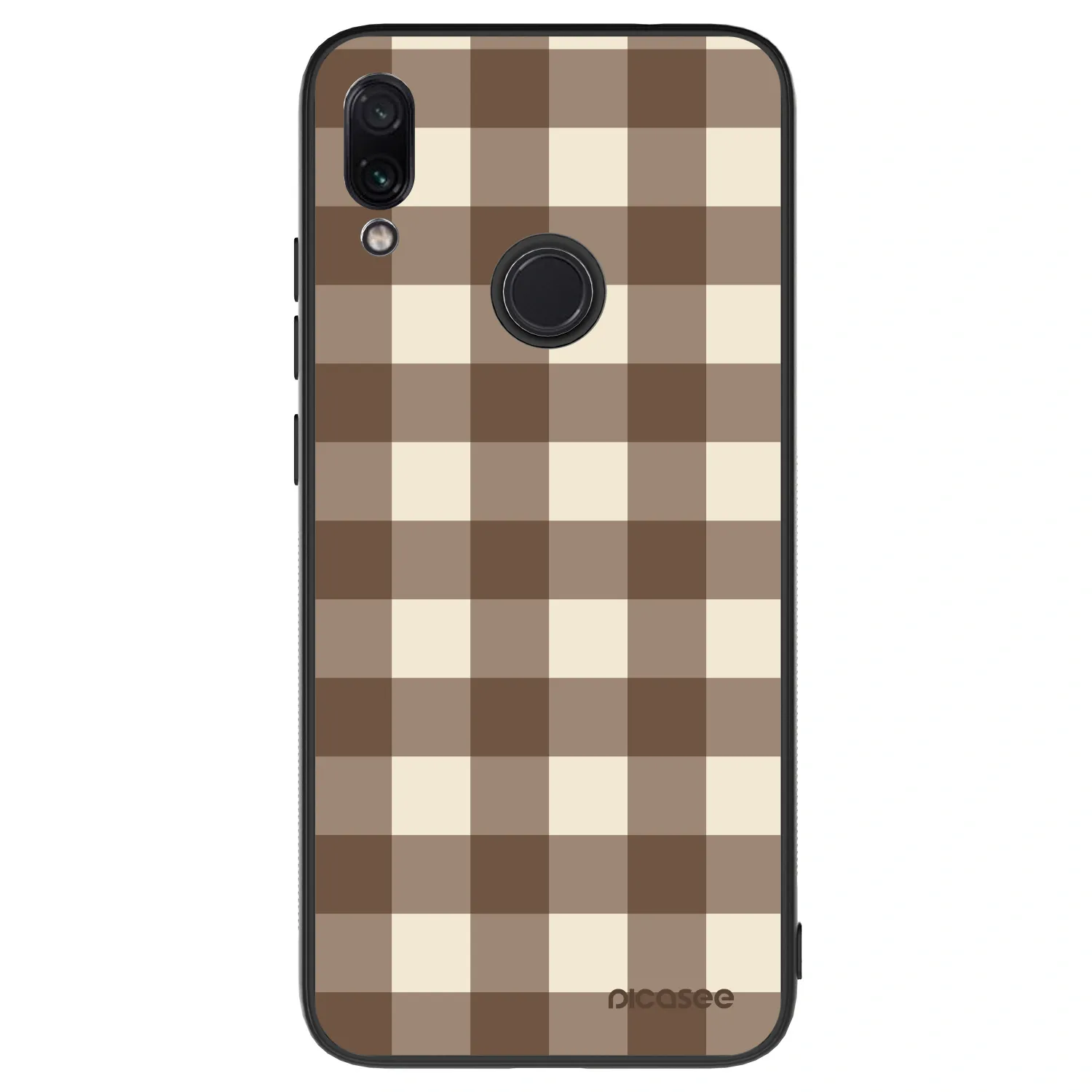 Picasee ULTIMATE CASE na Xiaomi Redmi Note 7 - Brown grid