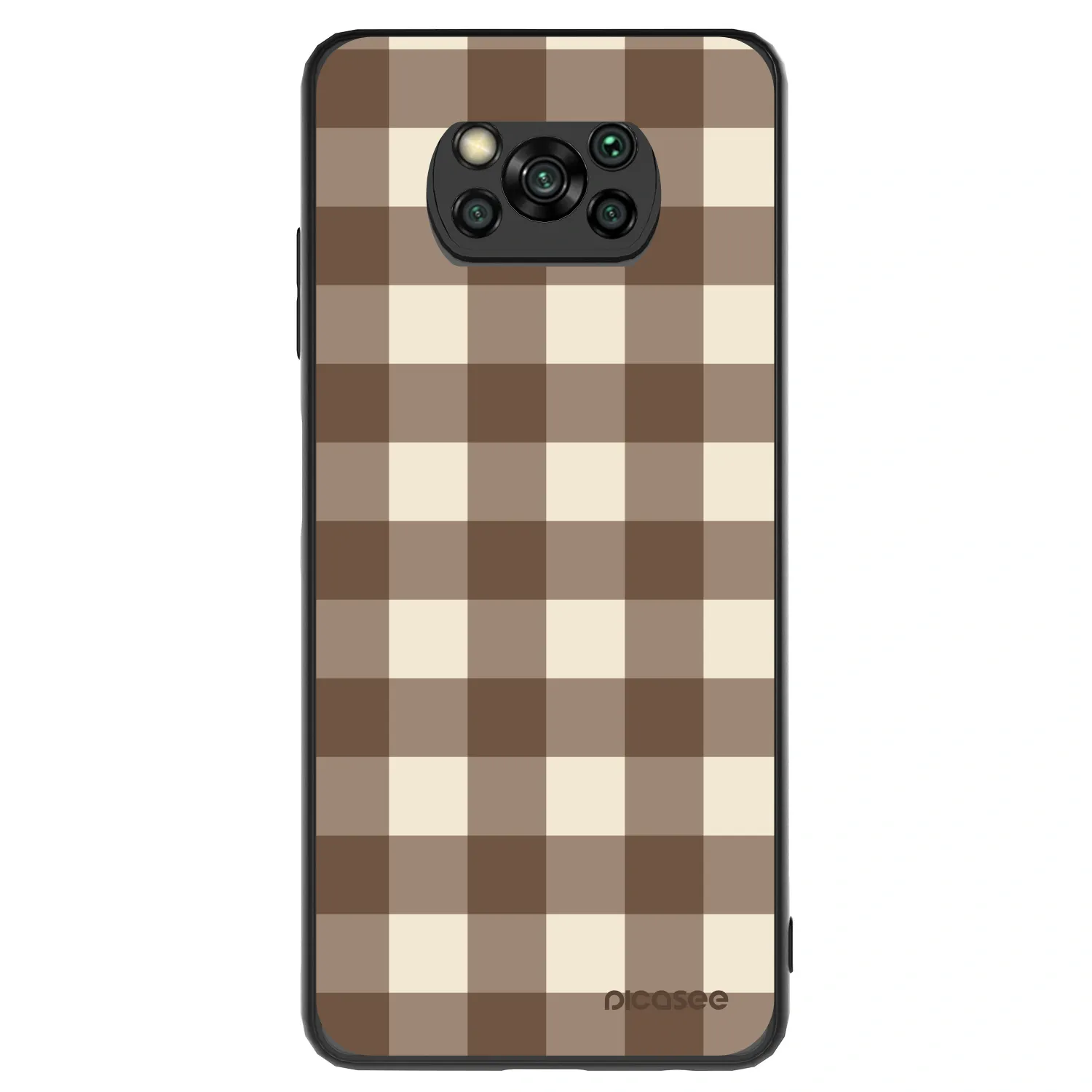 Picasee ULTIMATE CASE na Xiaomi Poco X3 - Brown grid