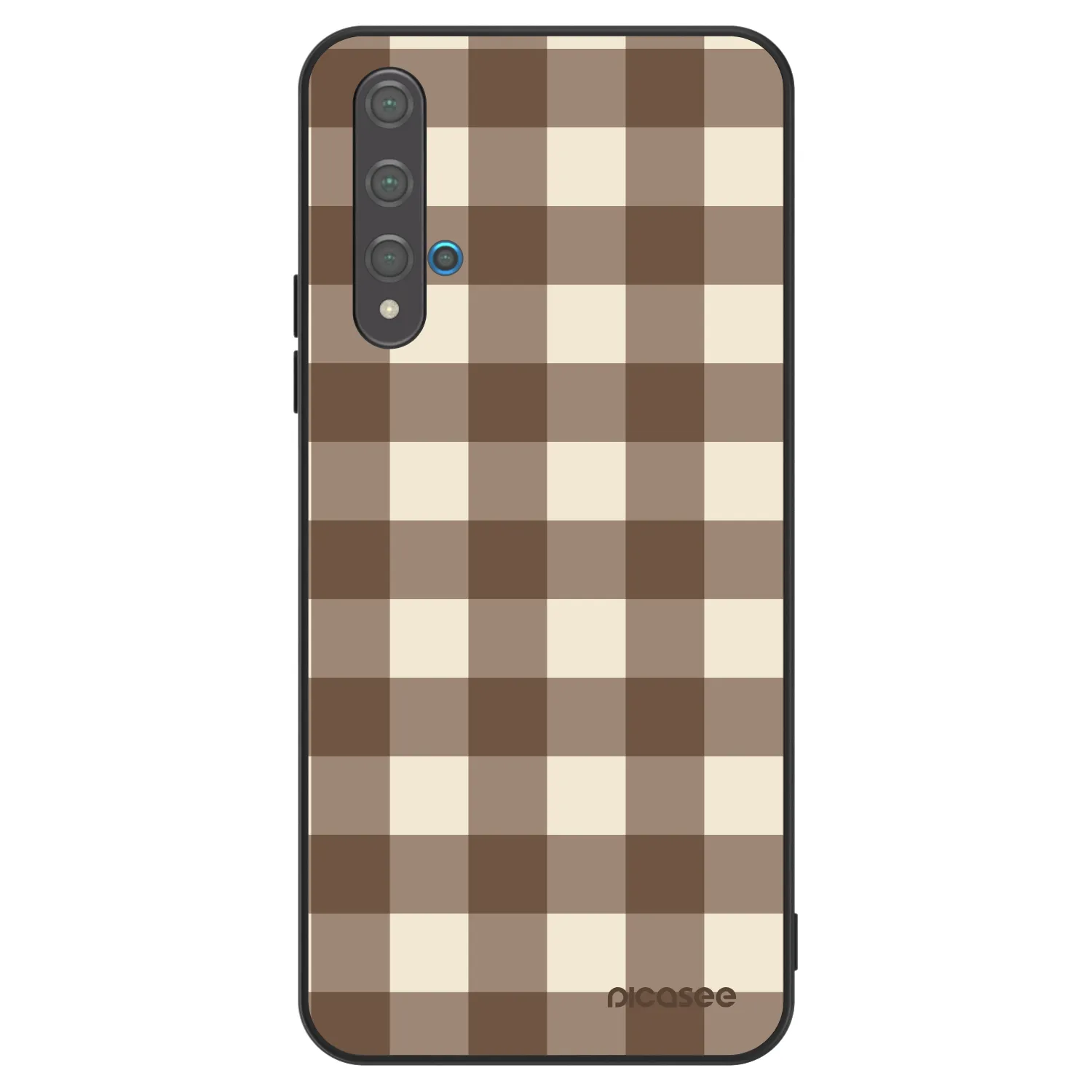 Picasee ULTIMATE CASE na Huawei Nova 5T - Brown grid