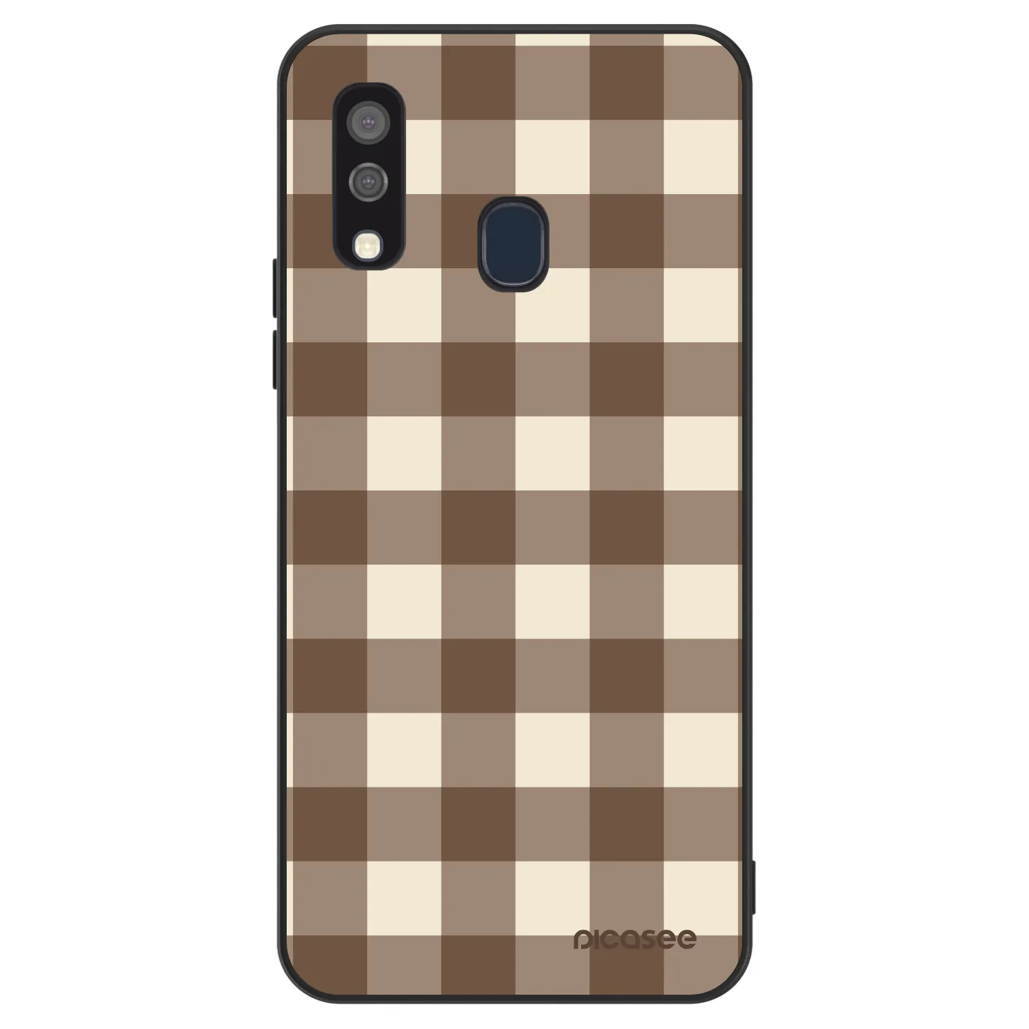 Picasee ULTIMATE CASE na Samsung Galaxy A40 A405F - Brown grid