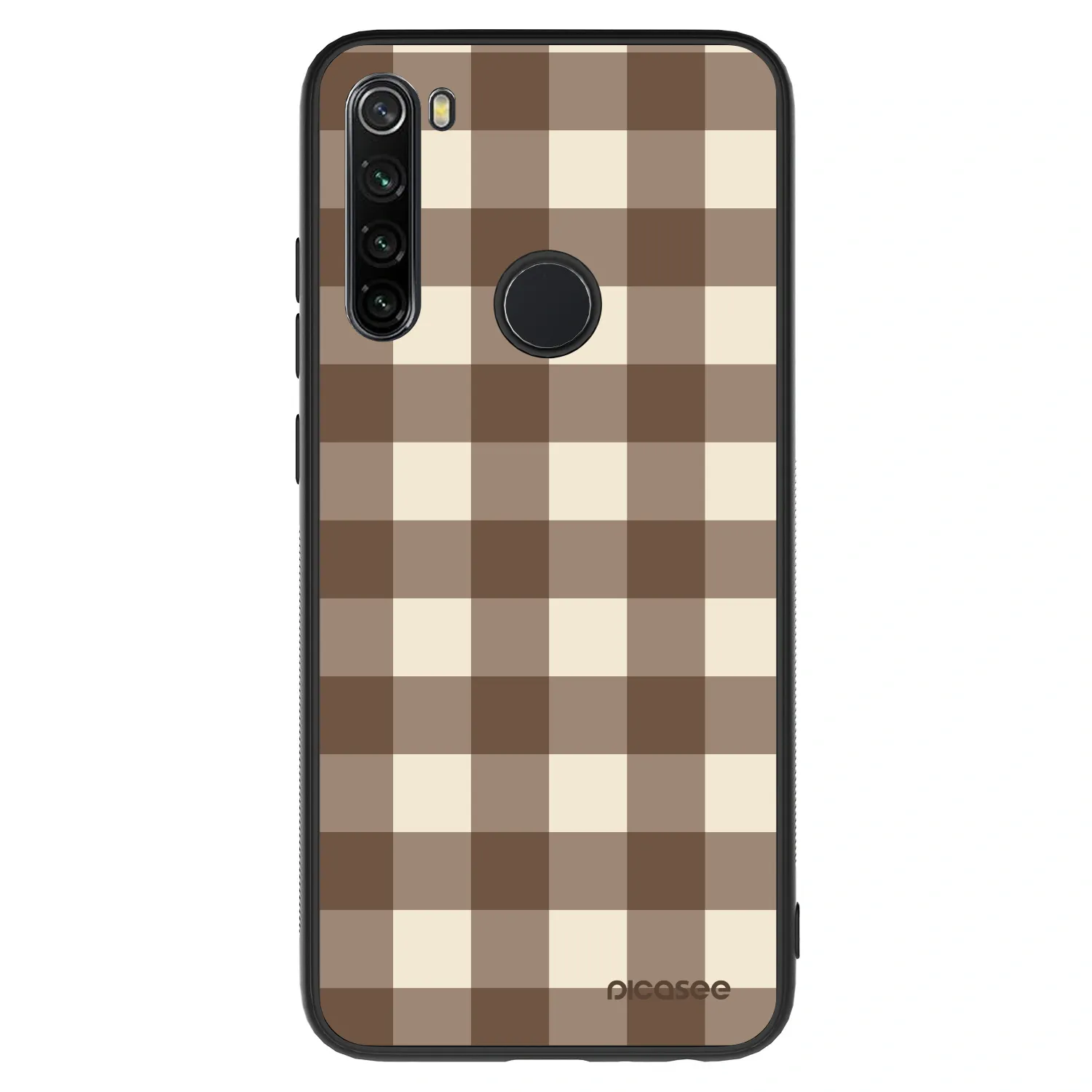 Picasee ULTIMATE CASE na Xiaomi Redmi Note 8 - Brown grid